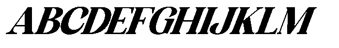 Huntro - Italic Italic Font UPPERCASE