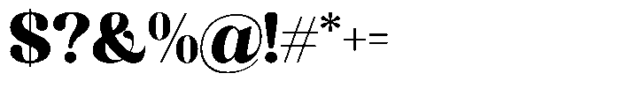 Huntro - Reguler Regular Font OTHER CHARS