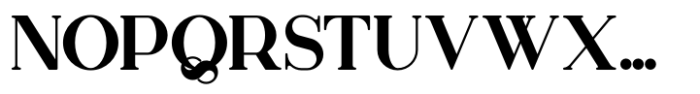 Huova Black Font UPPERCASE