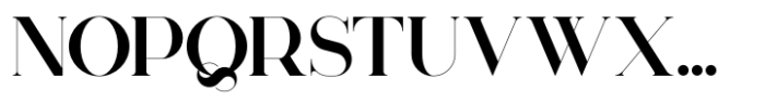 Huova Light Font UPPERCASE