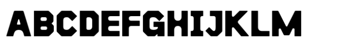 Hupla Black Font UPPERCASE