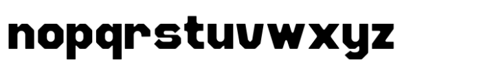 Hupla Black Font LOWERCASE