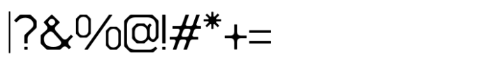 Hupla Light Font OTHER CHARS