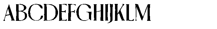 Hurion Rough Font UPPERCASE