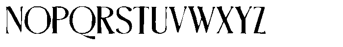 Hurion Rough Font UPPERCASE
