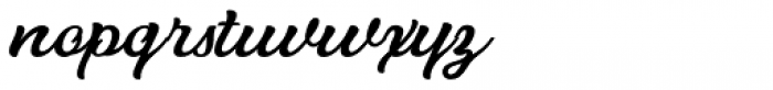 Hurley 1967 Script Regular Font LOWERCASE