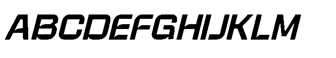 Hurst Bagod Italic Font UPPERCASE