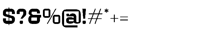 Hurst Bagod Regular Font OTHER CHARS