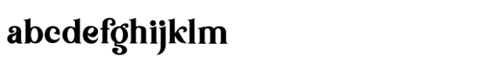 Hushed Font LOWERCASE
