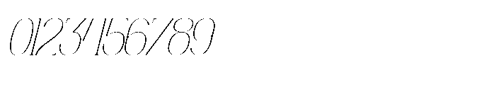 Hustasea Italic Font OTHER CHARS