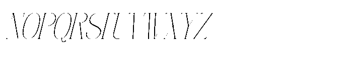 Hustasea Italic Font UPPERCASE