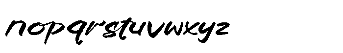 Hustle Graffiti Regular Font LOWERCASE