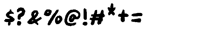 Hustle Jungle Font OTHER CHARS