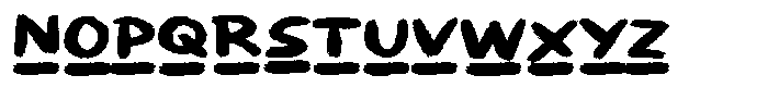 Hustle Jungle Font LOWERCASE