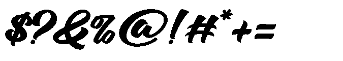 Hustle Kings Font OTHER CHARS
