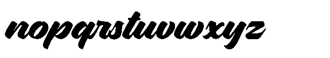 Hustle Kings Font LOWERCASE