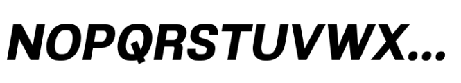 Hutton Bold Italic Font UPPERCASE