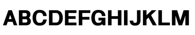 Hutton Bold Font UPPERCASE