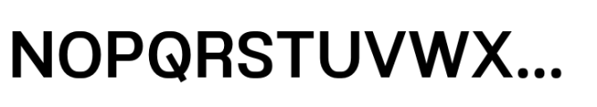 Hutton Demibold Font UPPERCASE