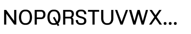 Hutton Medium Font UPPERCASE