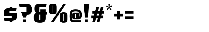 Huxley Maximum Black Font OTHER CHARS