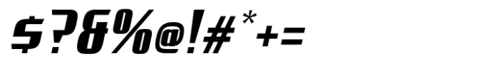 Huxley Maximum Bold Italic Font OTHER CHARS