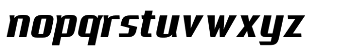 Huxley Maximum Bold Italic Font LOWERCASE