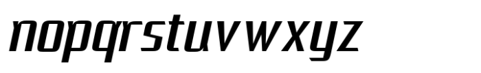 Huxley Maximum Italic Font LOWERCASE