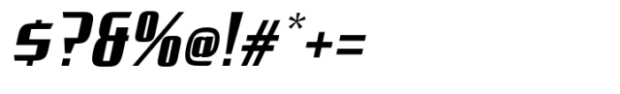 Huxley Maximum Semi Bold Italic Font OTHER CHARS