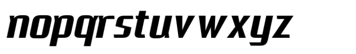 Huxley Maximum Semi Bold Italic Font LOWERCASE