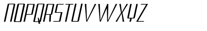 Huxley Maximum Thin Italic Font UPPERCASE