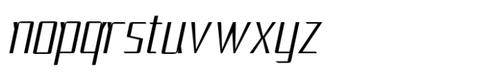 Huxley Maximum Thin Italic Font LOWERCASE
