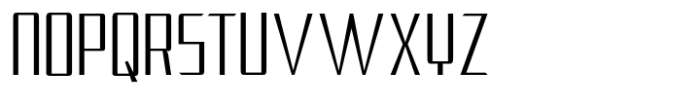 Huxley Maximum Thin Font UPPERCASE