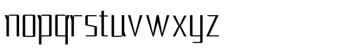 Huxley Maximum Thin Font LOWERCASE