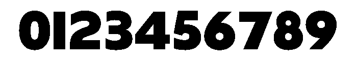 Huger Black Font OTHER CHARS