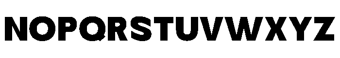 Huger Black Font UPPERCASE