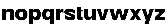 Huger Black Font LOWERCASE