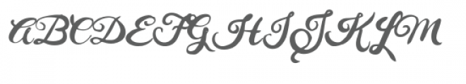 HustyBrush Font UPPERCASE
