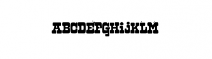 Hubbard (plain) Font UPPERCASE