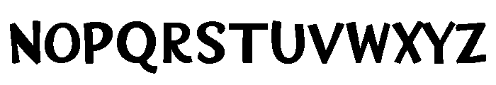HUGS Bold Font UPPERCASE