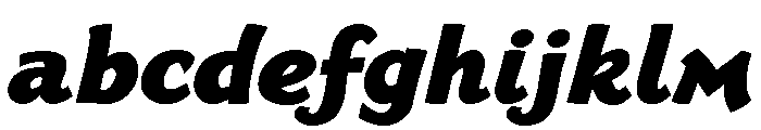 HUGS Extra Bold Italic FONT