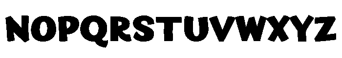 HUGS Extra Bold Font UPPERCASE