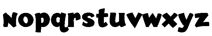 HUGS Extra Bold Font LOWERCASE