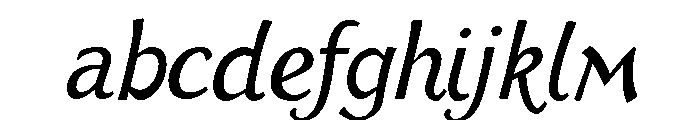 HUGS Regular Italic FONT