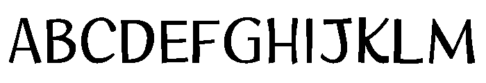 HUGS Regular Font UPPERCASE