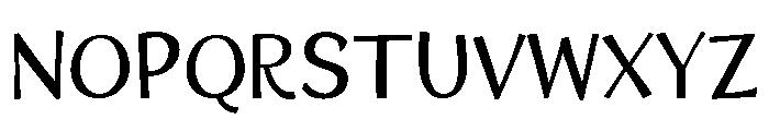 HUGS Regular Font UPPERCASE