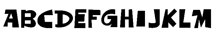 Huffer Regular Font UPPERCASE