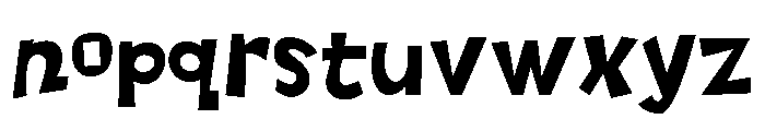 Huffer Regular Font LOWERCASE