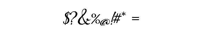 Hummingbird Regular Font OTHER CHARS