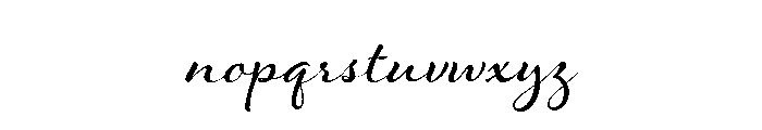 Hummingbird Regular Font LOWERCASE